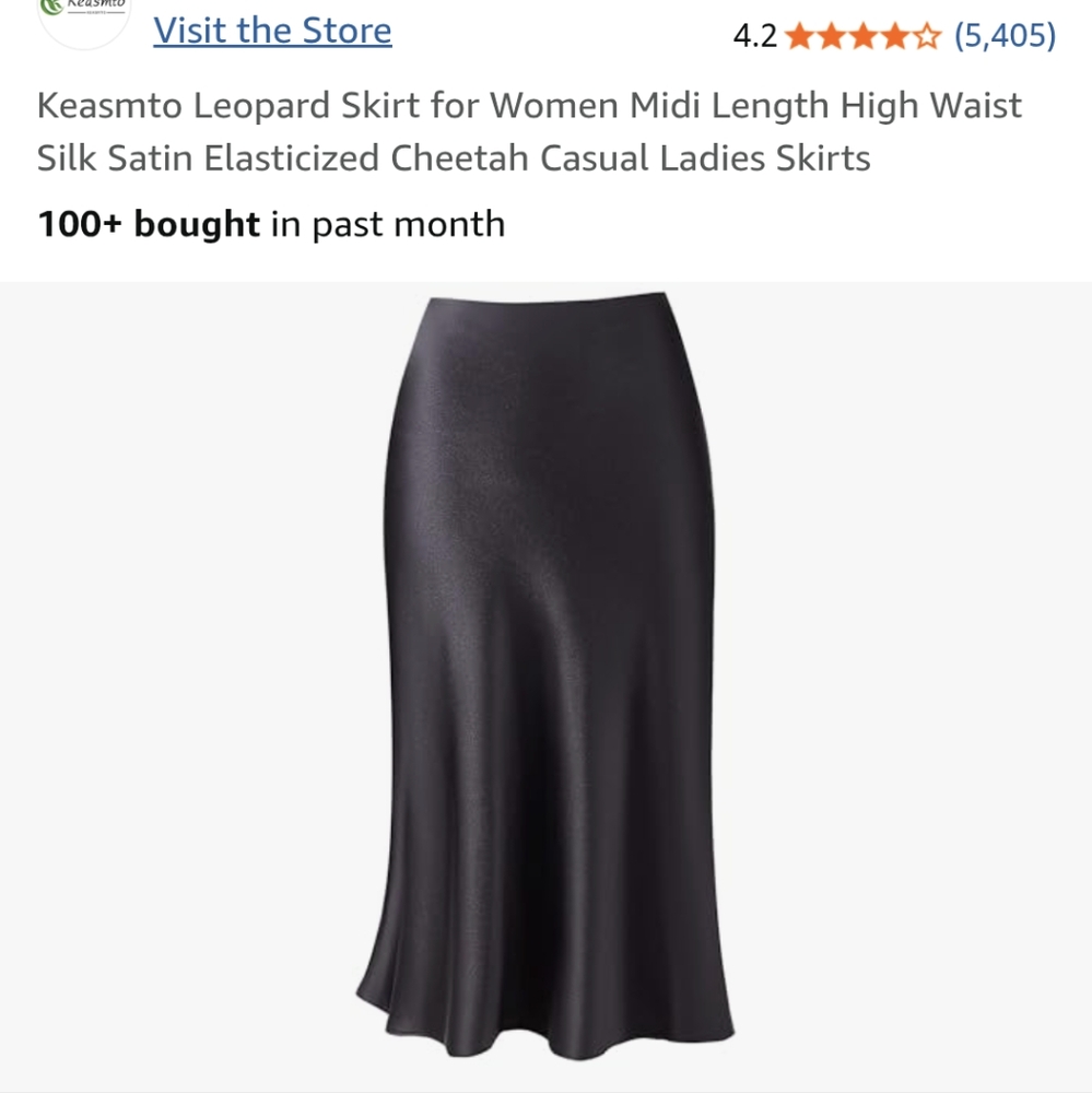 Black Midi Slip Skirt for Casual Occasions